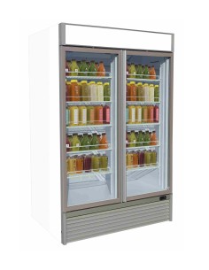 Refrigerated display case hinged doors - temperature -1°... 2