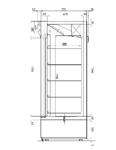 Vitrina refrigerada puertas correderas -...