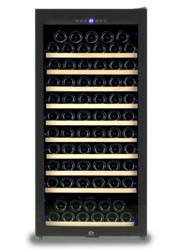 Refrigerated wine display case -...