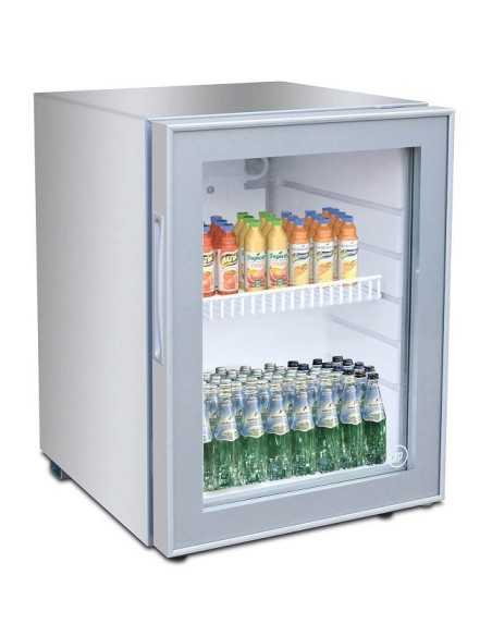 Vetrina refrigerata da banco - temperatura +0° +7°C - Litri 21 -  Cm 35 x 41.9 x 48.8 h