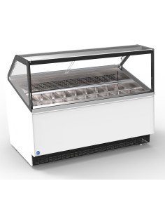 Ice cream and frozen pastry display case - 20 tubs of 5 L... 2