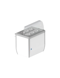 Carapine ice cream stand - N.6 x 7.5 liters - Cm 102 x...
