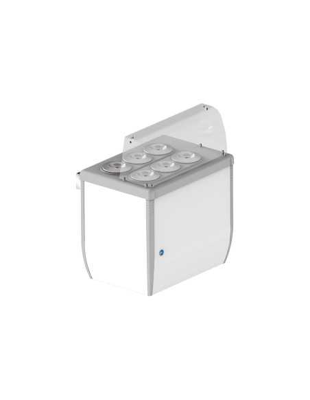 Banco per gelato a carapine - N.6 x 7.5 litri - Cm 102 x 72.4 x 130 h