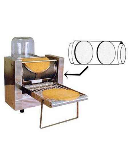 Crepera eléctrica automática - Tapa de hierro fundido ø 19 cm - Producción 300 crepes por hora