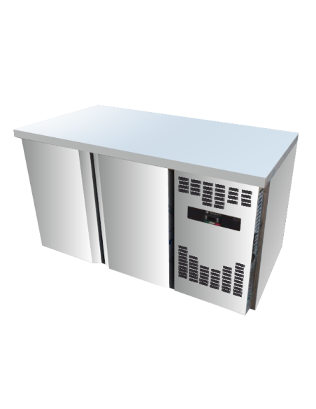 Refrigerated table - N. 2 doors - cm 131 x 60 x 89 h