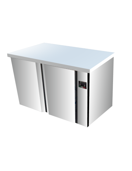 Tavolo refrigerato - Senza gruppo - N. 2 porte - cm 126 x 80 x 89h