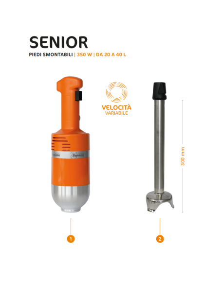 Mixer - Length 64 cm - Mixer length 30 cm