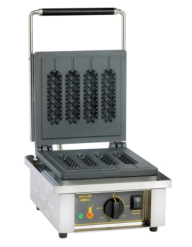 Plancha profesional para gofres tipo Corndog -...