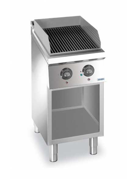 Lava stone grill - 1 cooking zone - cm 40 x 73 x 85 h