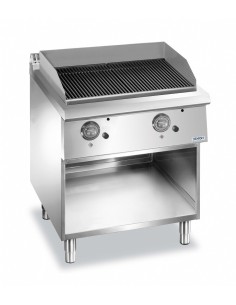 Lava stone grill - 2 cooking zones - cm 80 x 73 x 85 h 2