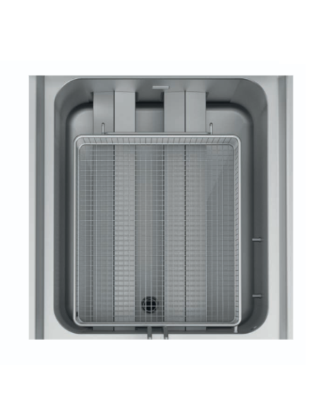 Professional electric fryer with 2 tanks 6+6 liters - Direct heating - cm 40 x 73 x 85 h