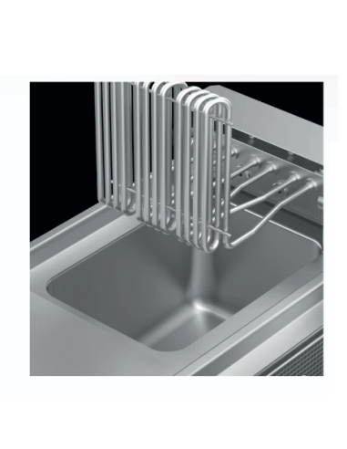 Professional electric fryer with 2 tanks 6+6...