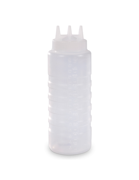 Calentador de chocolate - N. 3 botellas con 3 picos - cm 39.7 x 22.4 x 20 h
