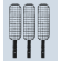 *Combinación de cestas - ( cada una cm 9.5 x 29 x 21.5 h )