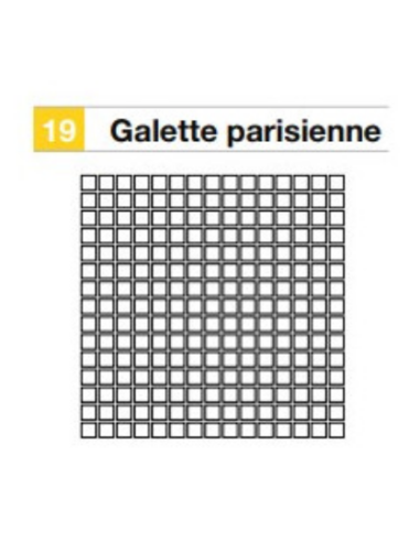 Plato gofre tipo GALETTE PARISIENNE - cm 34.5 x...