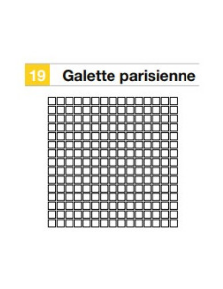 Piastra per Waffle tipo GALETTE PARISIENNE - cm 34.5 x 26 x 22 h