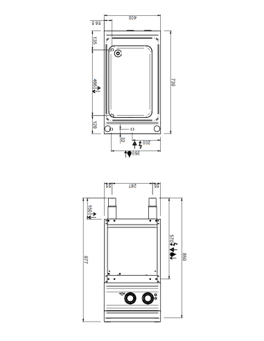 /Baño maría eléctrico profesional - Capacidad...