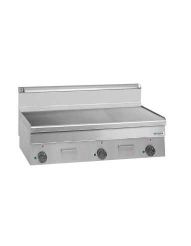 Fry top gas - Smooth steel plate - Cm 100 x 60...