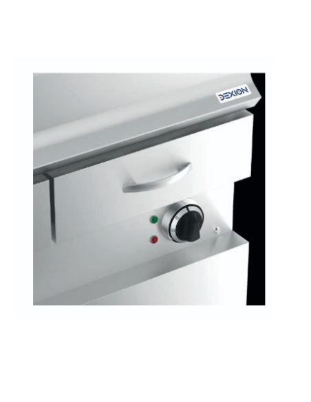 Parrilla de agua eléctrica profesional - Apta para carne y pescado - Energía kW 6 - Cm 40 x 73 x 85 h