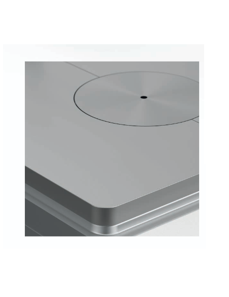 All-plate professional gas stove + 2 burners - cm 110 x 73 x 25 h