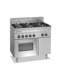Cucina professionale a gas con 6 fuochi - Potenza 3 x kW... 2