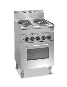 Professional electric stove with 4 plates - Power 2 x Kw... 2