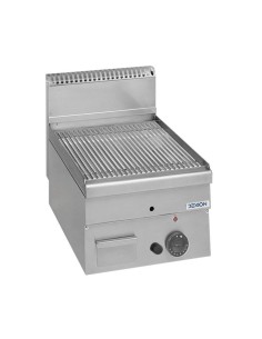 Professional gas fry top with steel grooved plate - Power... 2