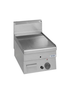 Fry top de gas profesional con placa de acero lisa -... 2