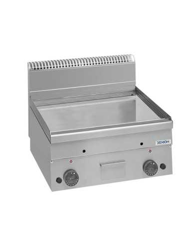 Fry top professionale a gas con piastra liscia...