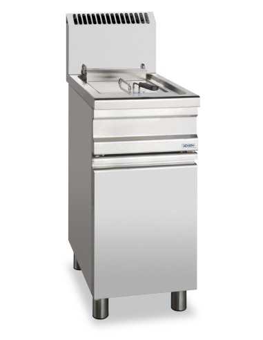 Professional gas fryer with 1 tank of 14 liters...