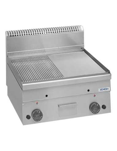 Professional electric fry top with plate 1/2...