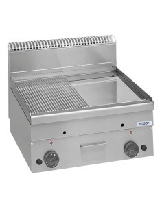 Professional electric fry top with plate 1/2 smooth 1/2... 2