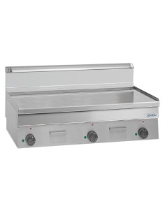 Professional electric fry top with smooth chrome plate -... 2