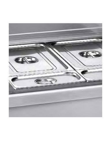 Bagnomaria professionale gas con 1 vasca -...