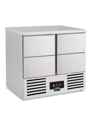 Saladette refrigerata statica con 4 cassetti -...