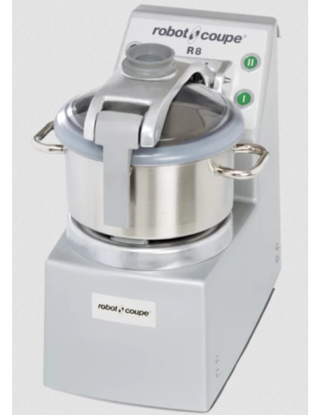 Cutter da banco - Capacità lt 8 - N.2 velocità - cm 31,5 x 54,5 x 52,5 h
