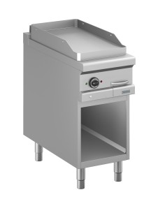 Professional electric fry top with smooth plate - Power...