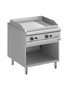 Professional electric fry top with plate 1/2 smooth 1/2... 2