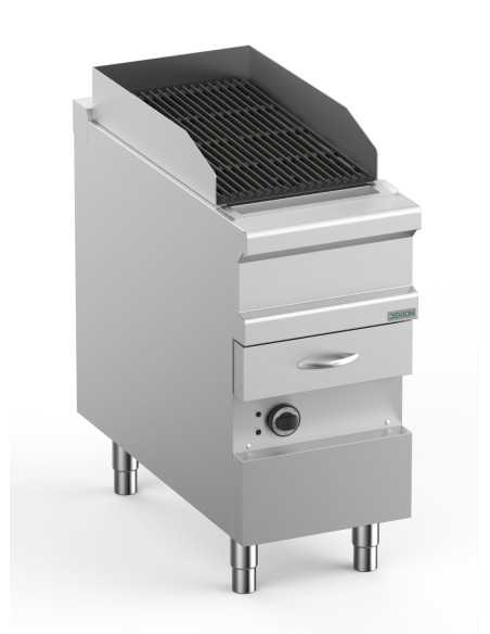 Professional electric water grill - Suitable for meat and fish - Power kW 7 - Cm 40 x 90 x 85 h