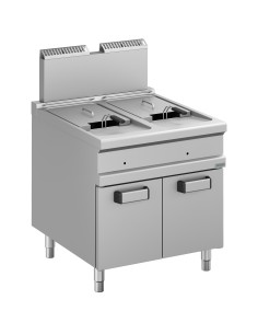 Professional gas fryer with 2 tanks liters 18 + 18 - Cm... 2