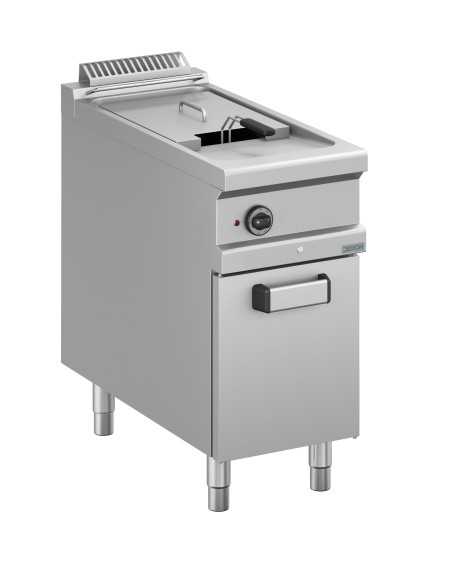 Professional electric fryer with 1 tank 18 liters - Cm 40 x 90 x 85 h