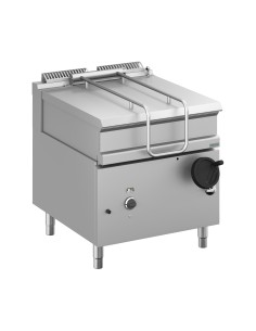 Professional electric braising pan with manual tilting -...