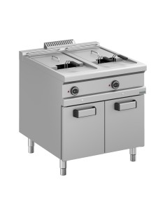 Professional electric deep fryer with 2 tanks liters 18 +...