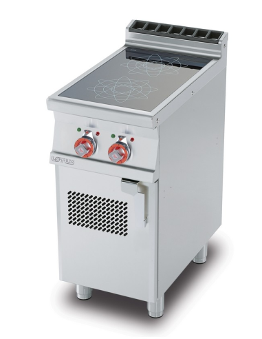 Cucina professionale a induzione con 2 zone di...