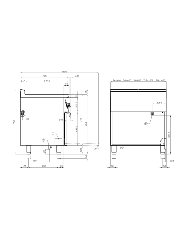 Cucina professionale a gas - Tuttapiastra con...