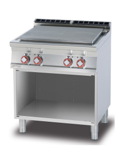 Cocina eléctrica profesional - Placa con compartimento... 2