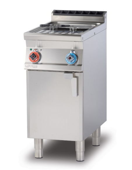 Professional electric pasta cooker - Capacity tank 25 liters - cm 40 x 70.5 x 90 h