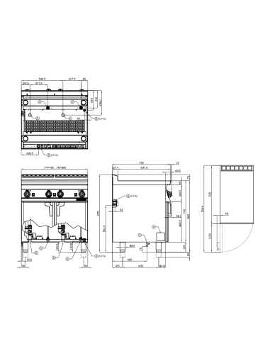 Professional electric pasta cooker - Capacity...