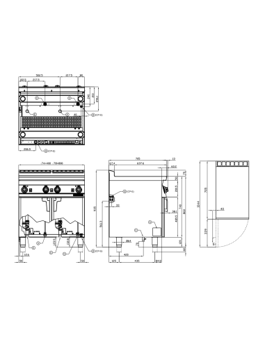 Professional electric pasta cooker - Capacity...