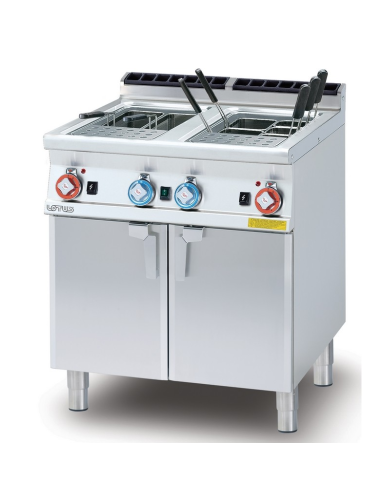 Professional gas pasta cooker - Capacity tank...